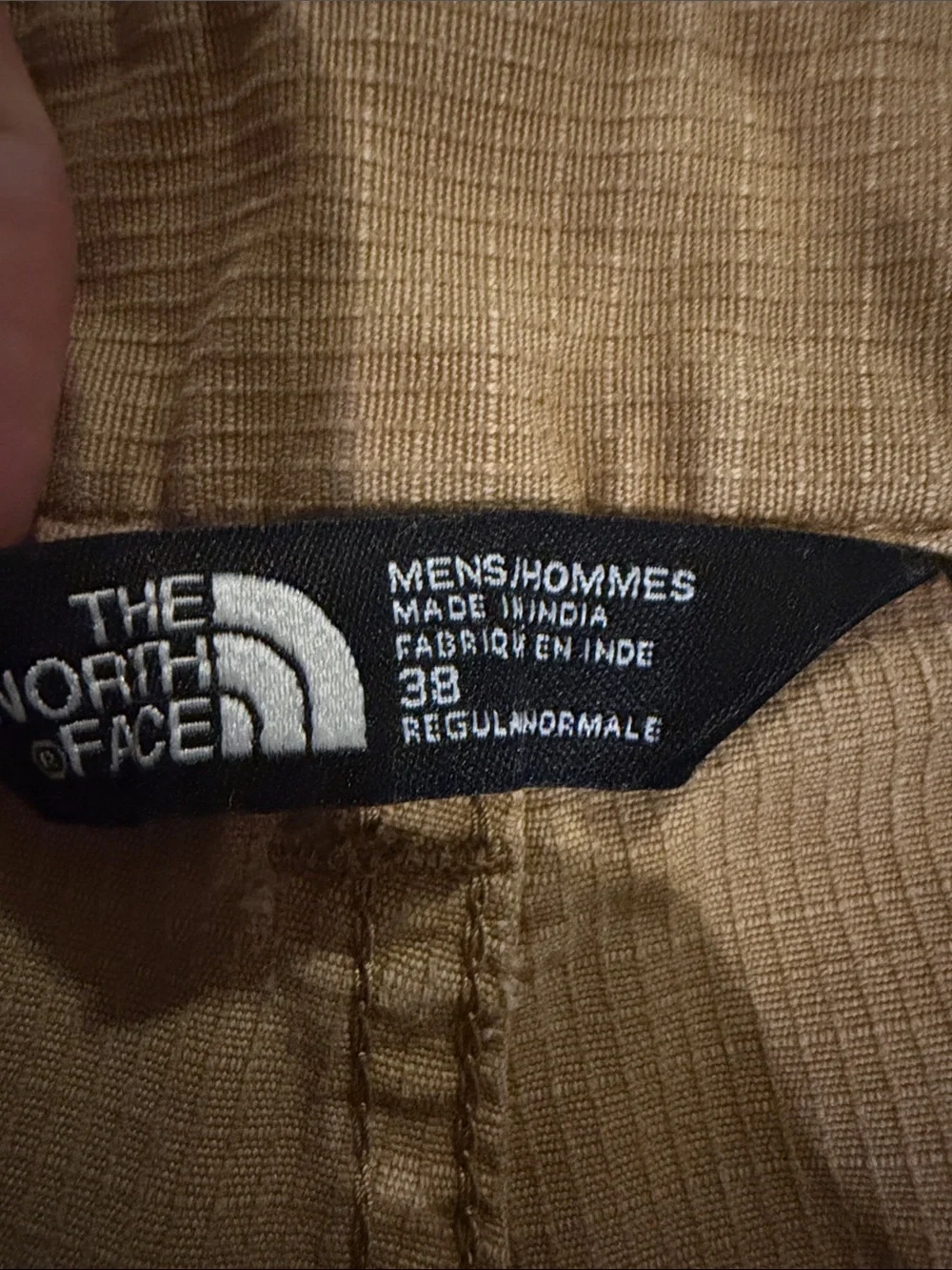 The North Face Men's Tan Chinos - Straight Leg 38 x 30 pants.